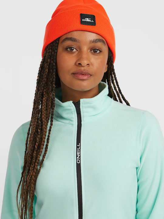 Beanie Unisex Σκούφος Πλεκτός σε Πορτοκαλί χρώμα