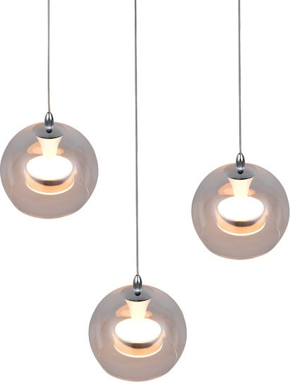 Trio Lighting Flynt Pendant Light Silver