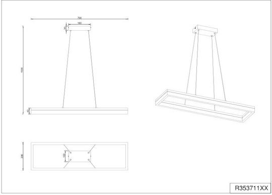 Trio Lighting Κρεμαστό Φωτιστικό Trio Lighting Κρεμαστό Φωτιστικό