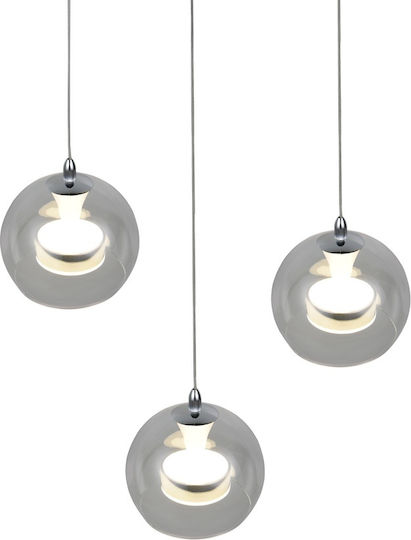 Trio Lighting Flynt Pendant Light Silver