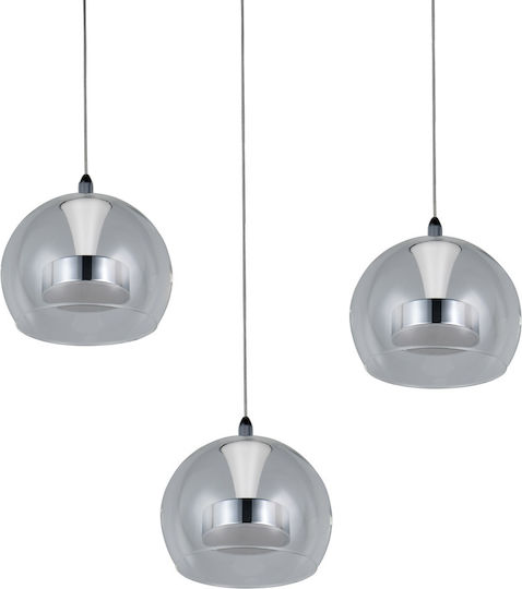 Trio Lighting Flynt Pendant Light Silver