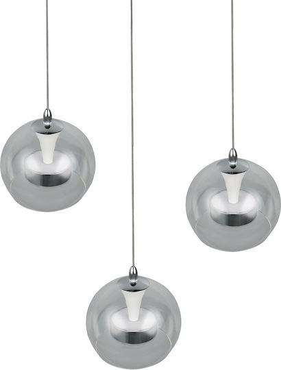 Trio Lighting Flynt Pendant Light Silver