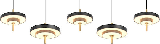 Trio Lighting Keaton Pendant Light Black