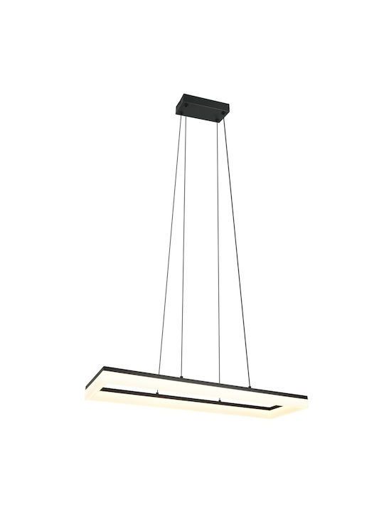 Trio Lighting Κρεμαστό Φωτιστικό Μαύρο