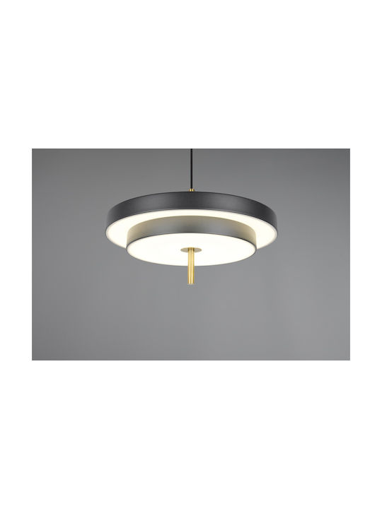 Trio Lighting Keaton Κρεμαστό Φωτιστικό Μαύρο