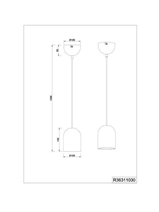 Trio Lighting Κρεμαστό Φωτιστικό