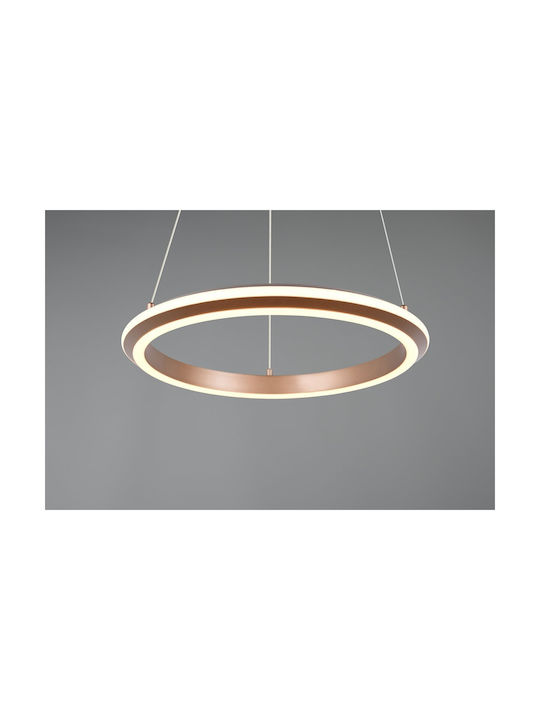 Trio Lighting Amador Κρεμαστό Φωτιστικό Καφέ