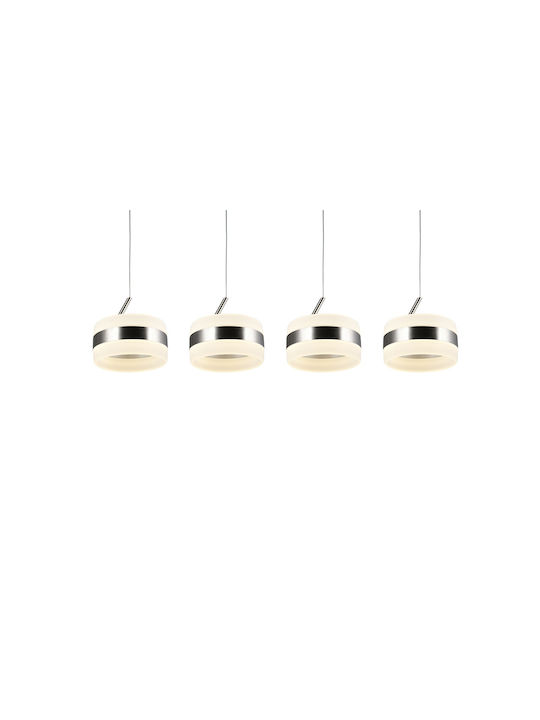 Trio Lighting Dios Κρεμαστό Φωτιστικό Ασημί