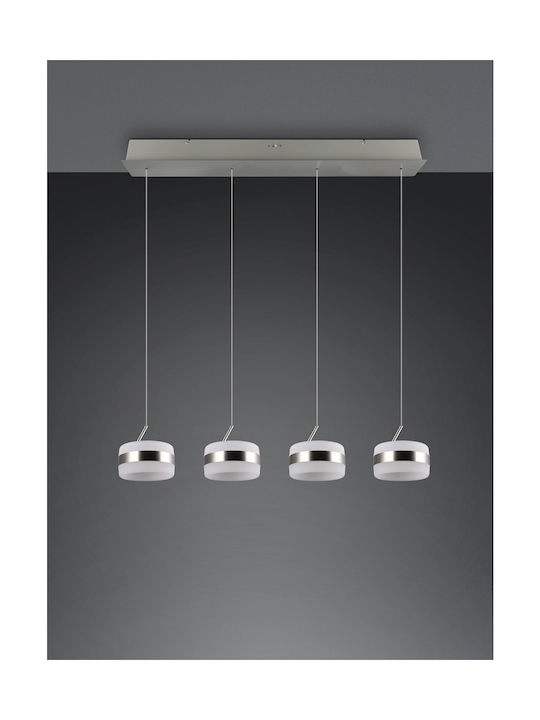 Trio Lighting Dios Κρεμαστό Φωτιστικό Ασημί