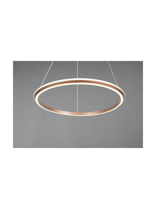 Trio Lighting Amador Κρεμαστό Φωτιστικό Καφέ