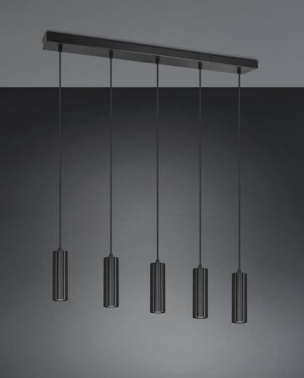 Trio Lighting Soka Κρεμαστό Φωτιστικό Μαύρο