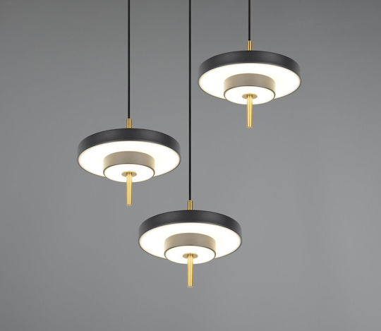Trio Lighting Keaton Pendant Light Black