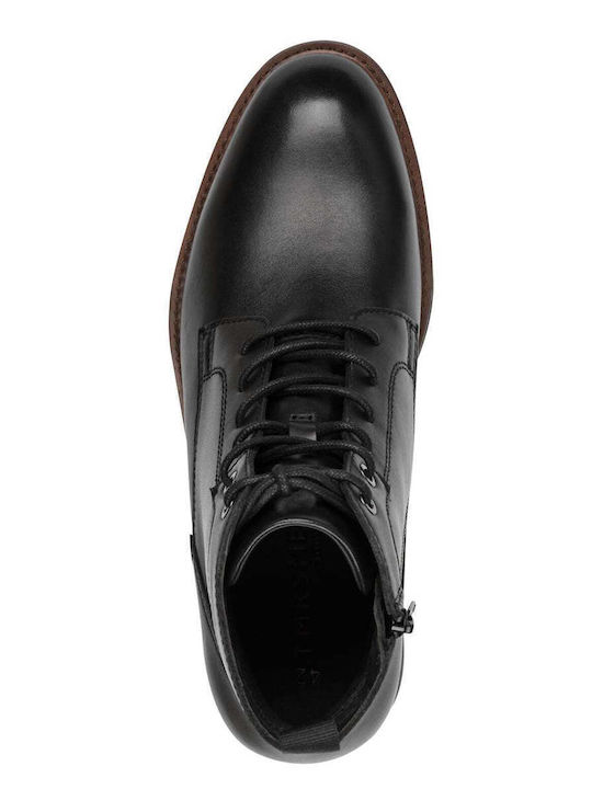Leather Black Men's Boots