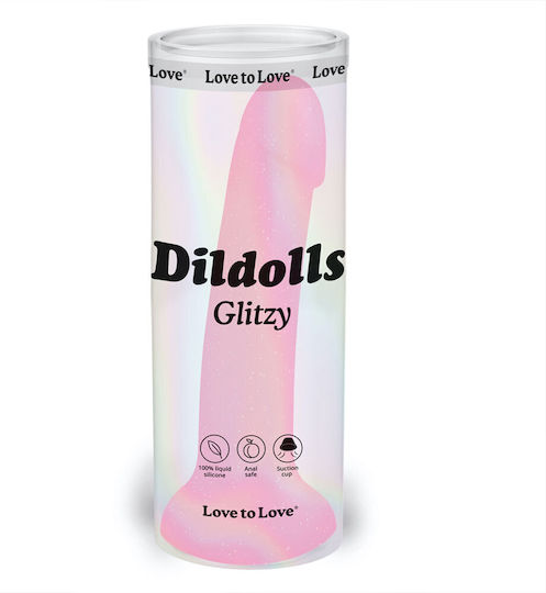 Love to Love Ρεαλιστικό Dildo με Βεντούζα Ροζ