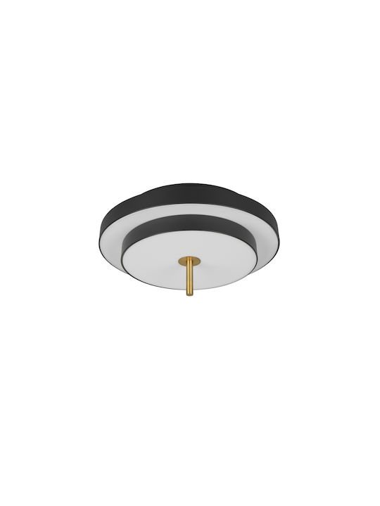 Trio Lighting Keaton Plafonieră de Tavan Neagră