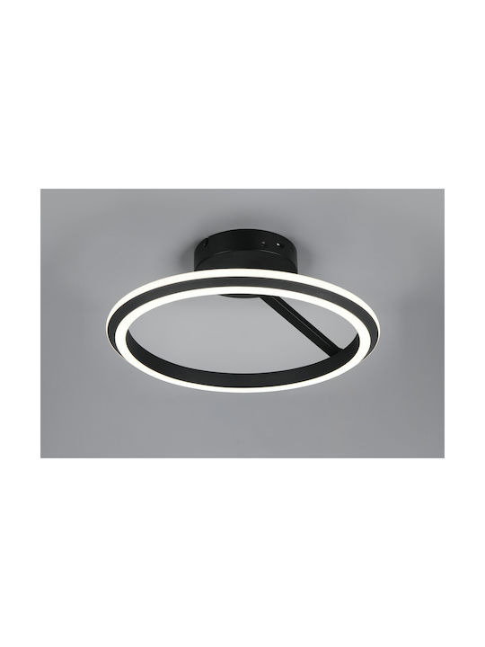 Trio Lighting Amador Ceiling Mount Light Black