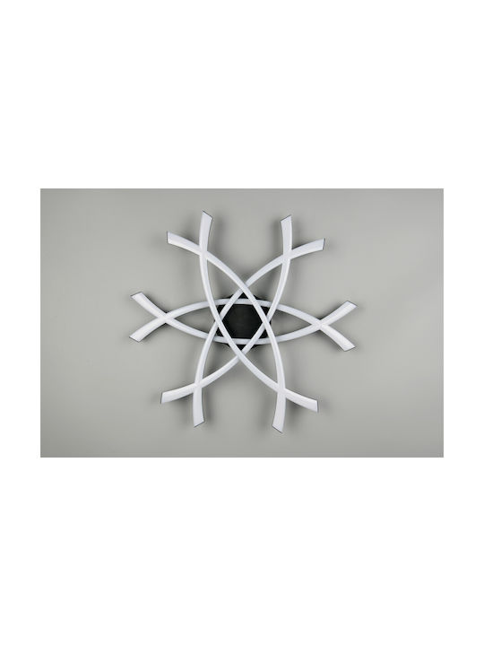 Trio Lighting Ceiling Mount Light Black with Integrated LED