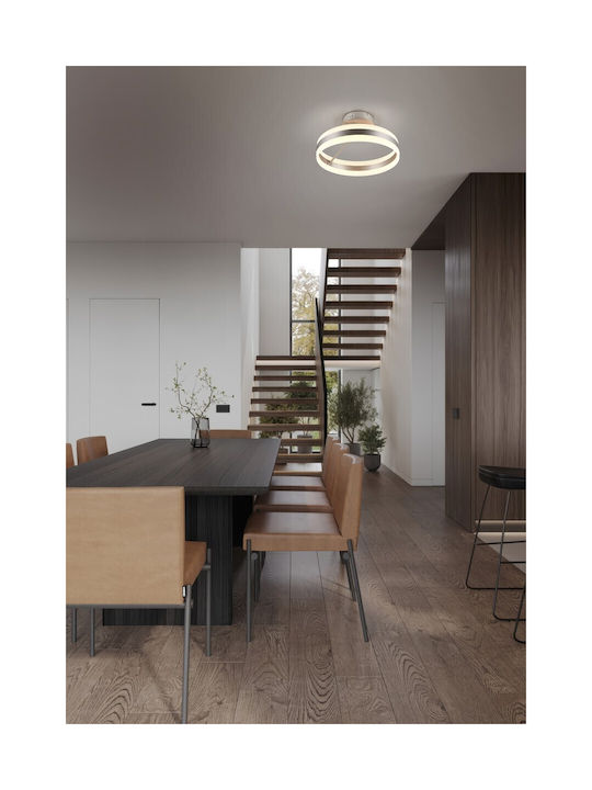 Trio Lighting Dios Πλαφονιέρα Οροφής Ασημί