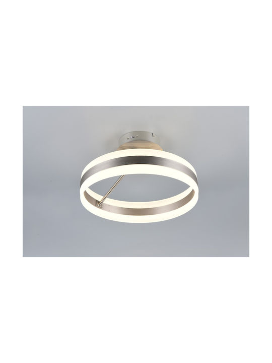 Trio Lighting Dios Πλαφονιέρα Οροφής Ασημί