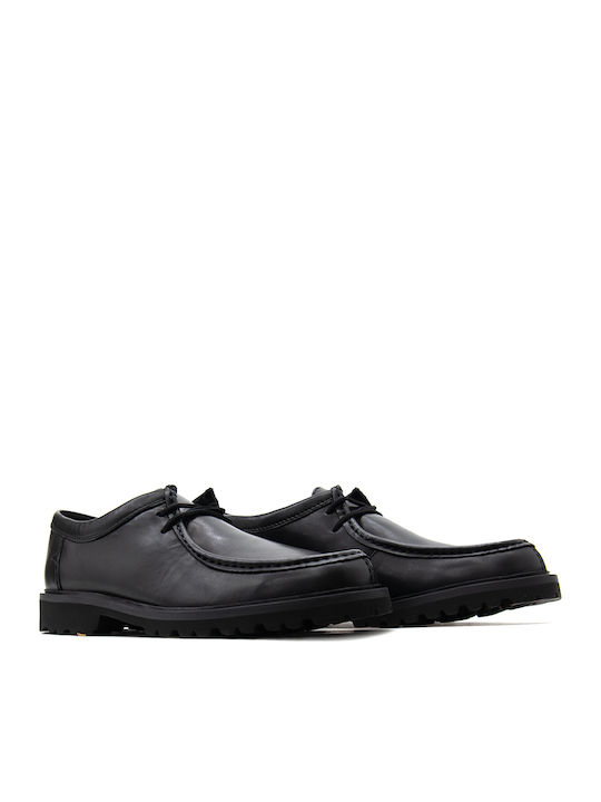 Seam Leder Herren Mokassins in Schwarz Farbe