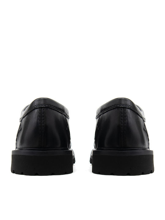 Seam Leder Herren Mokassins in Schwarz Farbe
