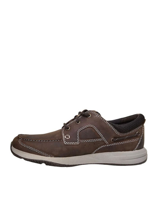 Sailview Leder Herren Freizeitschuhe Braun