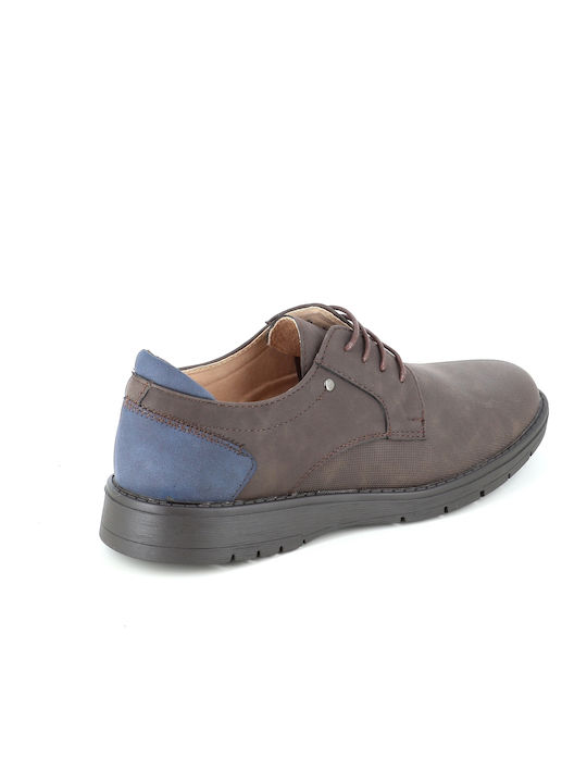 Men's Leather Casual Shoes Brown