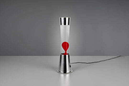 Trio Lighting Dekorative Lampe Lavalampe Silber
