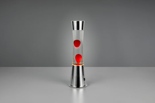 Trio Lighting Dekorative Lampe Lavalampe Silber