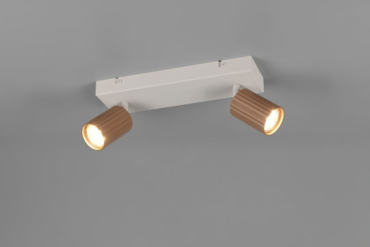 Trio Lighting Soka Σποτ σε Καφέ Χρώμα