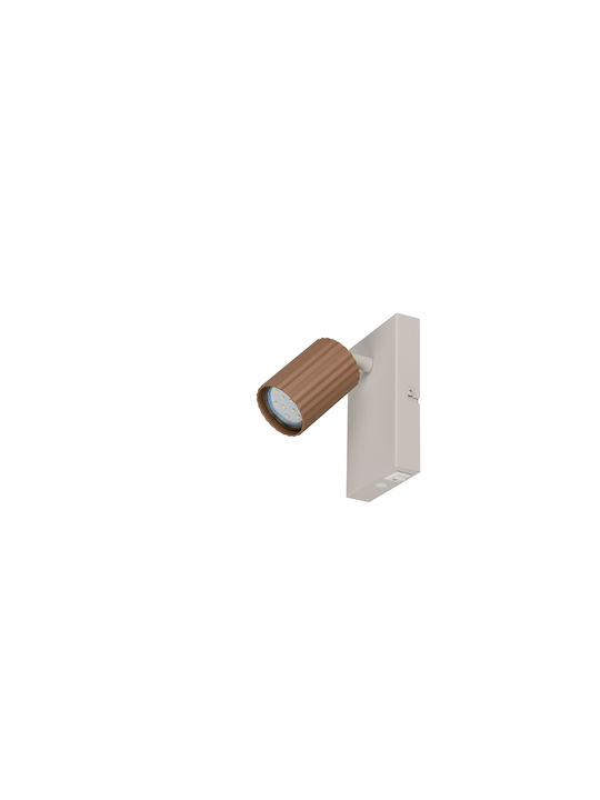 Trio Lighting Soka Σποτ σε Καφέ Χρώμα