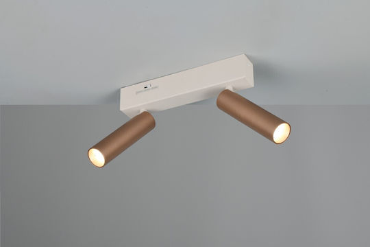 Trio Lighting Ambala Σποτ σε Καφέ Χρώμα