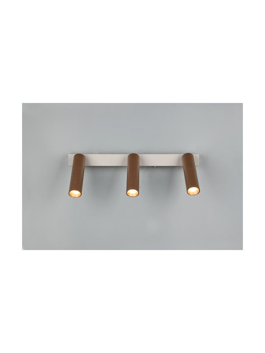 Trio Lighting Ambala Σποτ σε Καφέ Χρώμα