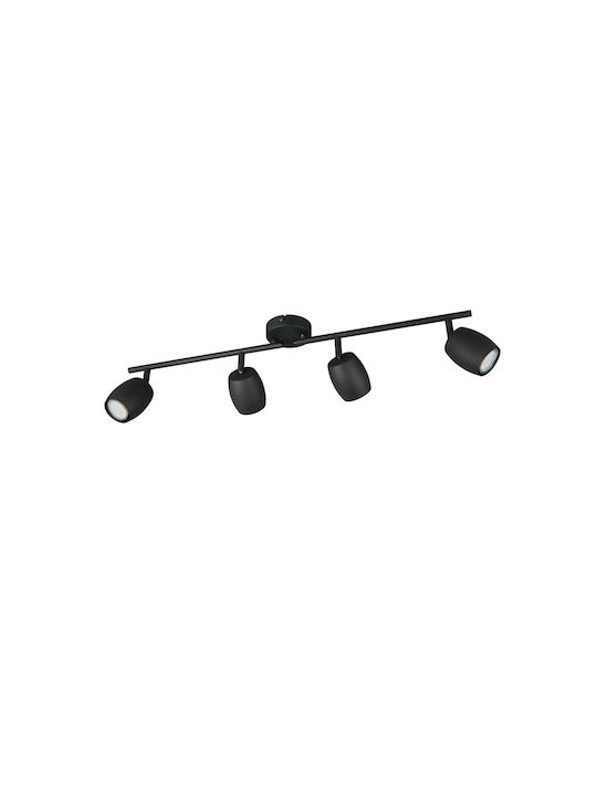 Trio Lighting Σποτ σε Μαύρο Χρώμα