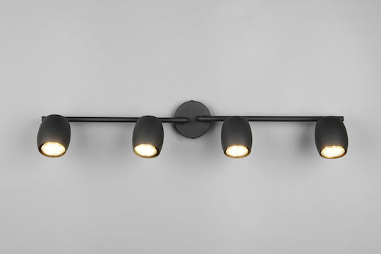 Trio Lighting Σποτ σε Μαύρο Χρώμα