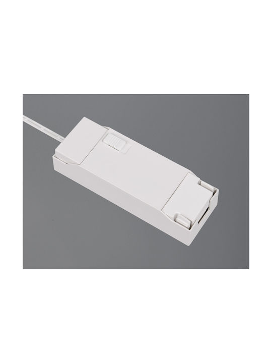 Trio Lighting Himal Plastic Spot Încorporat cu LED Integrat și Lumină Alb Natural Argintiu 1buc