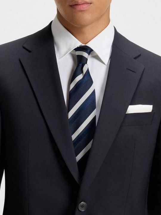 Men’s Suit Jacket With Slim Fit Blue