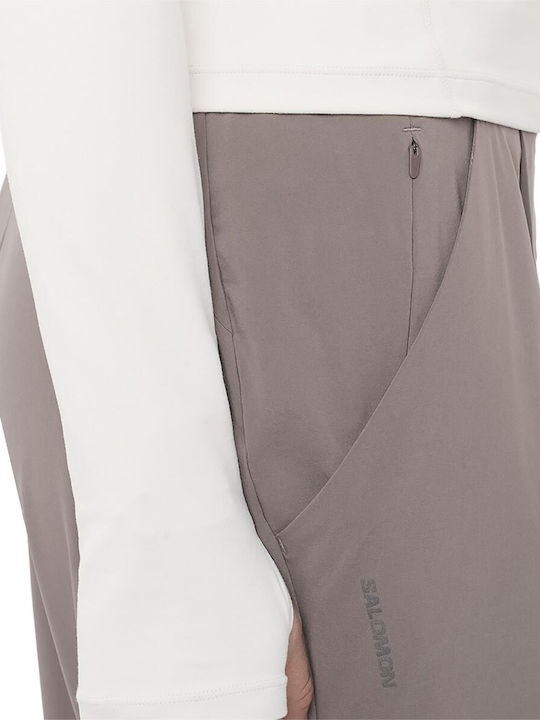 Salomon Lang Hose Wandern Gray