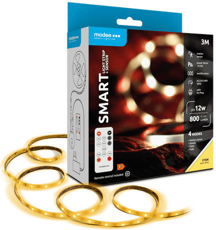 Modee Lighting LED Strip Battery Warm White Light 3m with Remote Control