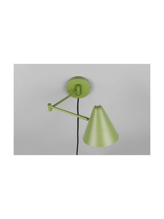 Trio Lighting Cosima Модерен Осветително тяло За стена Зелен
