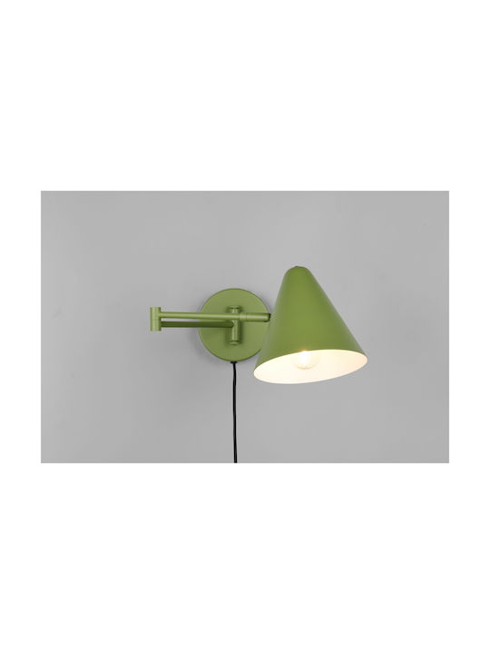 Trio Lighting Cosima Модерен Осветително тяло За стена Зелен