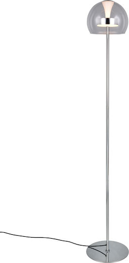 Trio Lighting Flynt Floor Lamp Silver