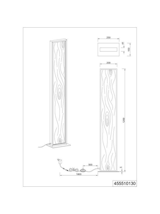 Trio Lighting Kalea Lampa de podea Bej