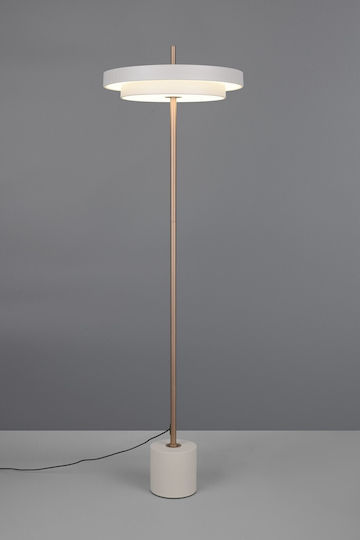 Trio Lighting Keaton LED Floor Lamp Gray