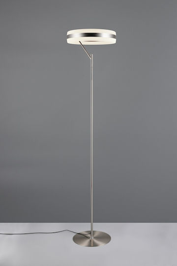 Trio Lighting Dios LED Floor Lamp Silver