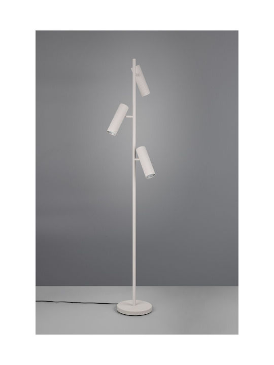 Trio Lighting Soka Φωτιστικό Δαπέδου Γκρι
