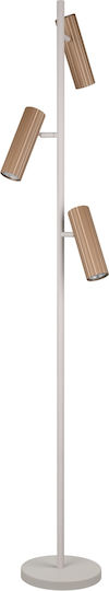 Trio Lighting Soka Подова Лампа Кафяв
