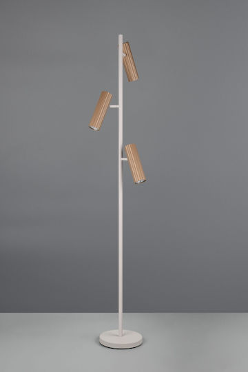 Trio Lighting Soka Подова Лампа Кафяв