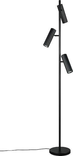 Trio Lighting Soka Подова Лампа Черен