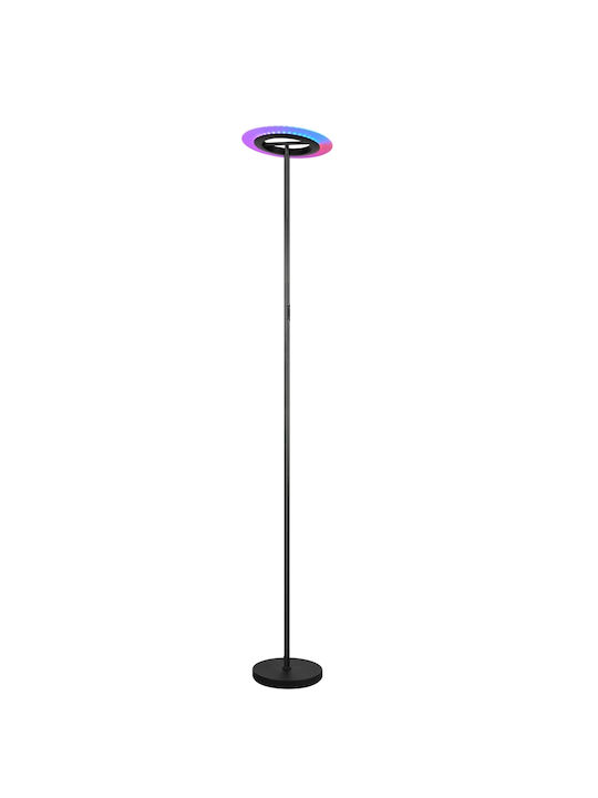 Trio Lighting LED Floor Lamp with Cool White Light Black